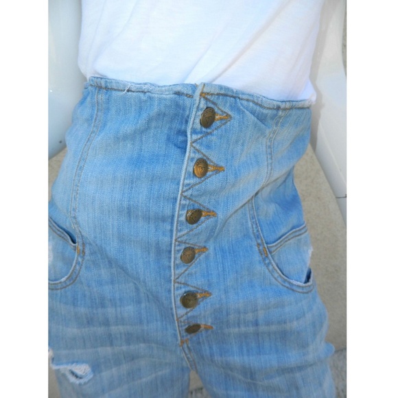 Guess Women High Waisted Mom Jeans Blue Size 31 - Picture 3 of 8